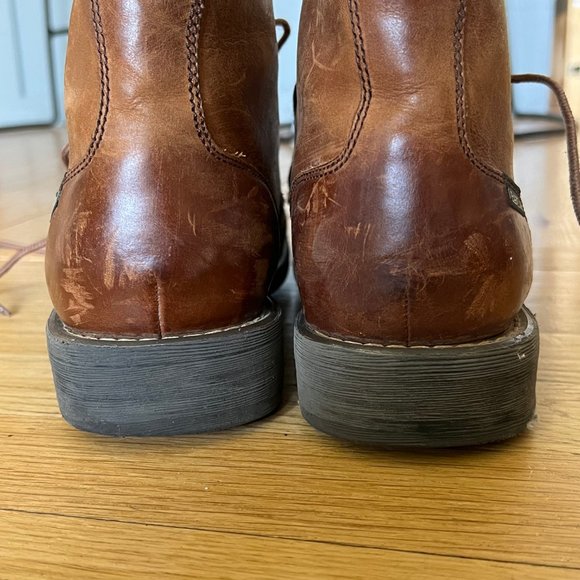 Eastland Mens High Fidelity Toe Cap Boots - Color Brown - Size 10D - Picture 8 of 9